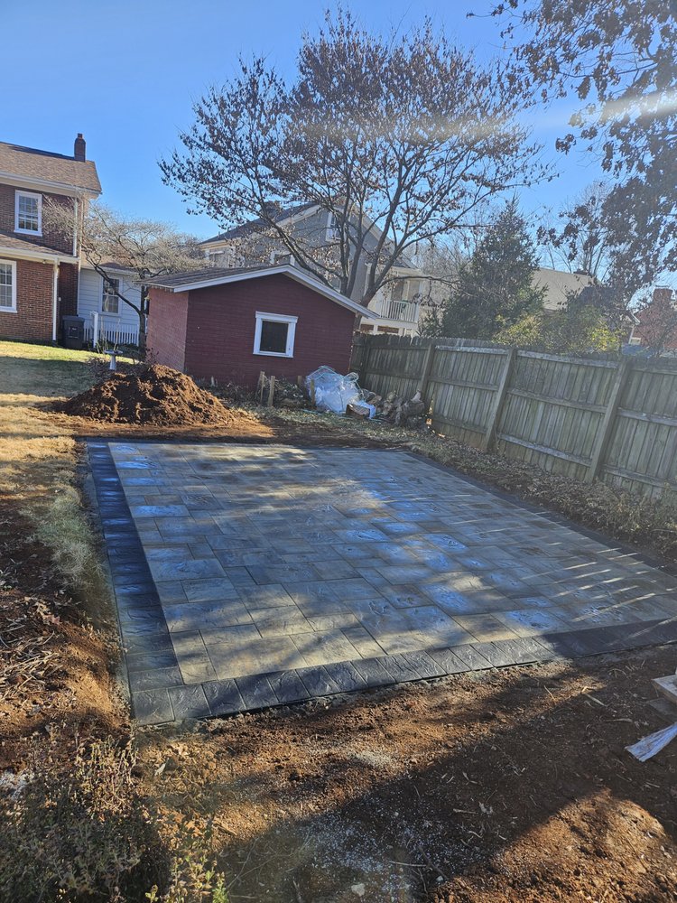 Landscaping project in Roanoke